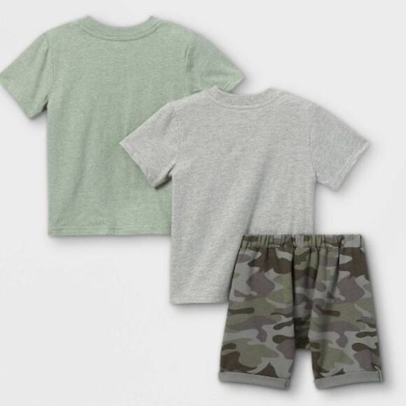 Star Wars Mandalorian Kids baby yoda casual play outfit 3 pcs! Set 12m NWT - Picture 3 of 3